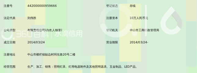 中山市海量照明电器_360百科